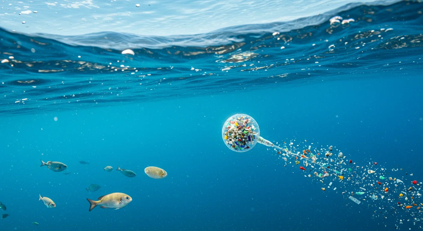 Consumer products made from recovered ocean plastic demonstrating circular economy