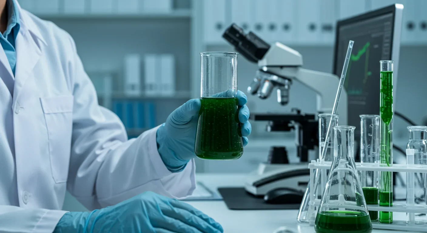 Spirulina powder and tablets showing algae-based protein supplement products