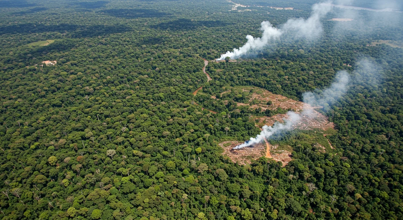 Amazon Tipping Point: Rainforest Becoming Savanna