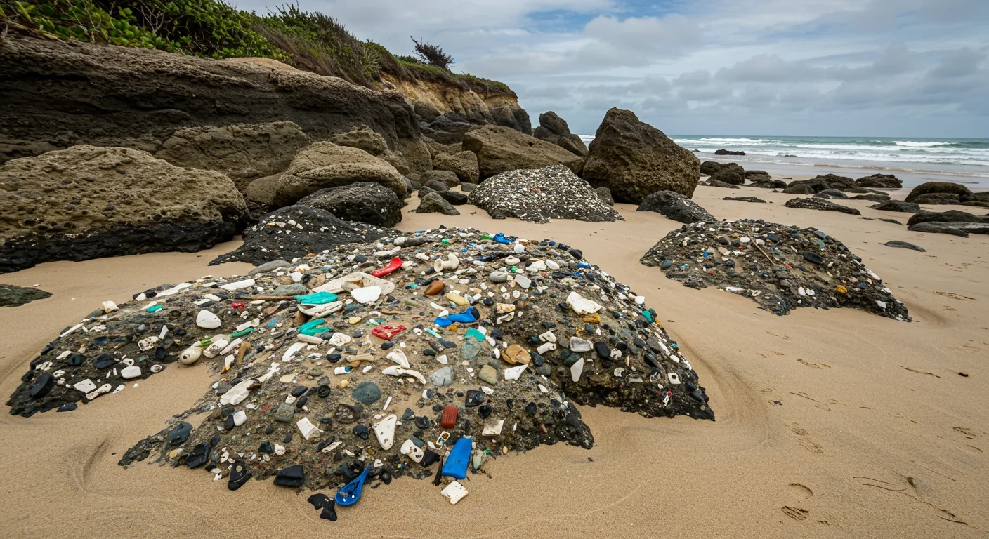 Aerial view of large industrial steel mill complex with smokestacks during 1950s Great Acceleration