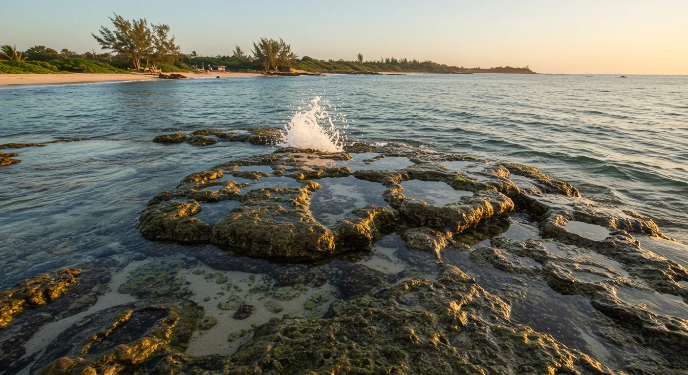 Artificial reef structure providing coastal protection by reducing wave energy near shoreline