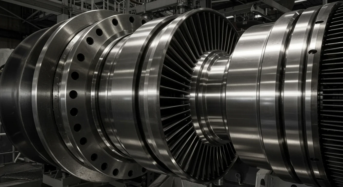 Industrial turbine generator for CAES power generation system