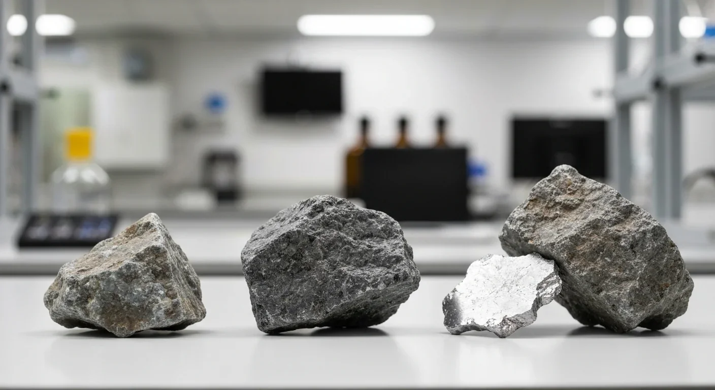 Critical minerals used in battery production including lithium, cobalt, and nickel